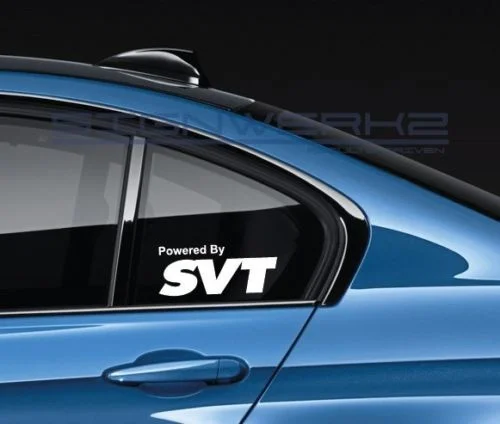 Для 2 шт./пара наклеек Powe By SVT наклейка для Ford Racing F150 mustang corba пара стайлинга