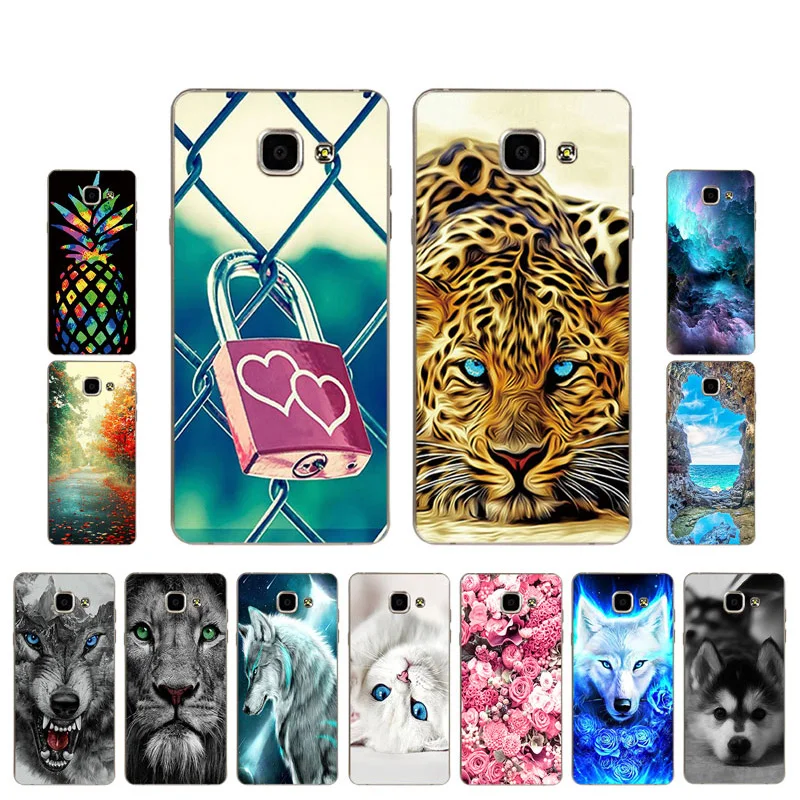 Чехол для телефона s для samsung Galaxy A3 A5 TPU Fundas Para Coque чехол для телефона С Рисунком Тигра для Galaxy A7