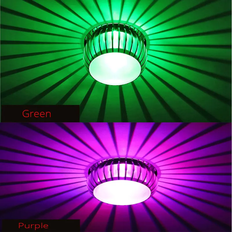 Уличная Водонепроницаемая настенная лампа RGB 3 Вт 6 9 12 светодиодный потолочный