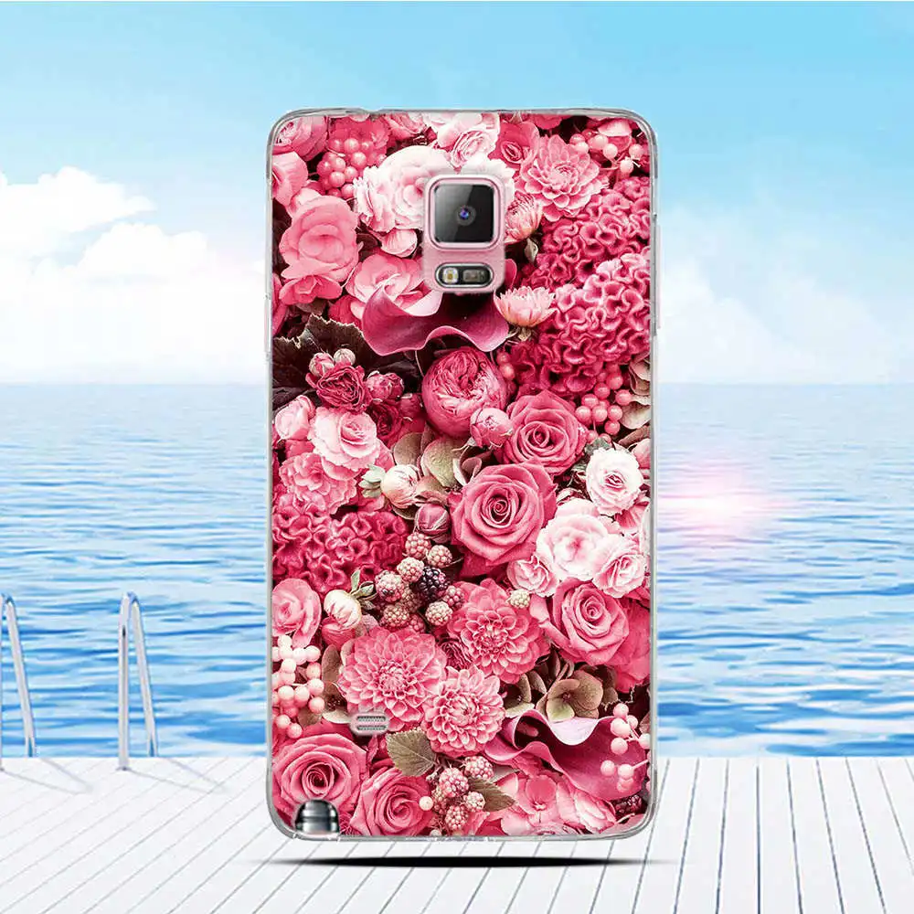 Чехол для Samsung Galaxy Note 4 Note4 N9100 рельефная задняя крышка с 3D рисунком мягкий