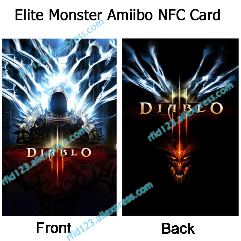 Elite Monster NTAG215 печатная NFC карта написана Tagmo Для Diablo 3-Loot Goblin - Цвет: Elite Monster