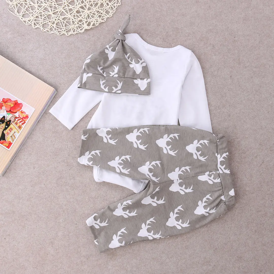 Комплект одежды для новорожденных девочек и мальчиков белые боди ползания охоты