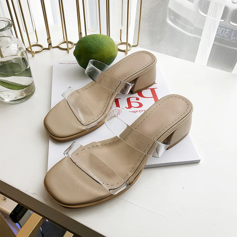 KARINLUNA/2019 шикарные стильные модные вечерние летние шлепанцы элегантные женские повседневные вьетнамки на