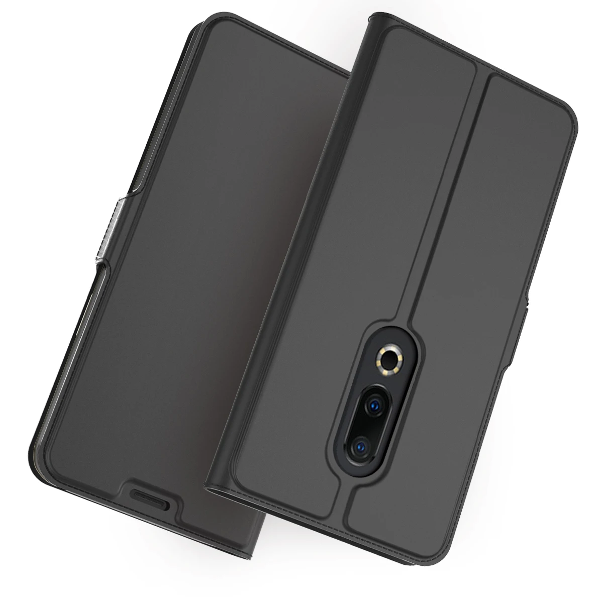 For Meizu 16/16 Plus Case PU Leather Flip Stand Wallet Case Full Body Cover with Card Holders& Magnet Buckle For Meizu 16th