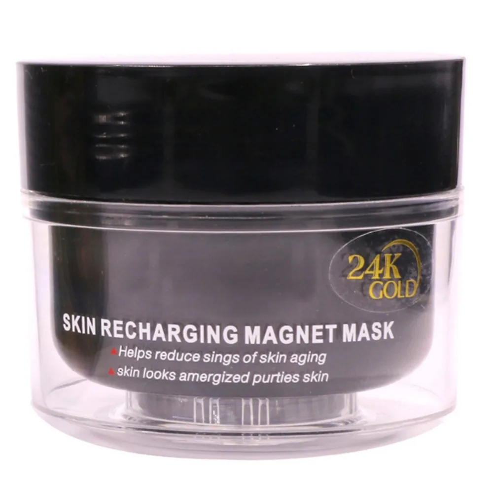 Золотая маска с магнитом 24 К увлажняющее масло для удаления угрей средство