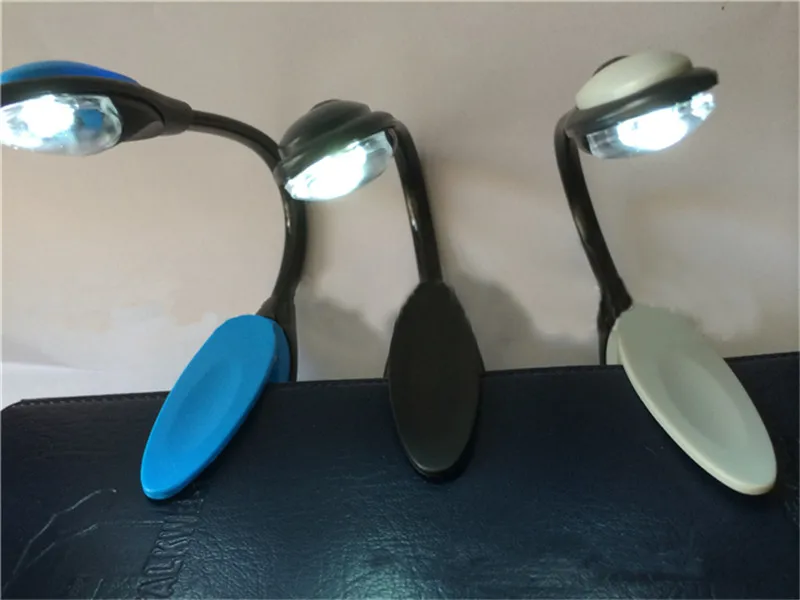 

Led Book Light Mini Clip-On Flexible Bright LED Lamp Light Book Reading Lamp For Travel Bedroom Book Reader Christmas Gifts