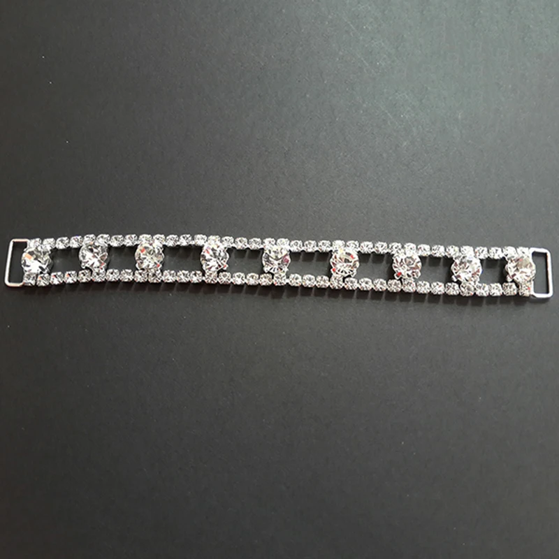 Новинка 4 шт. стразы с кристаллами металлическая цепь пряжкой для плавания