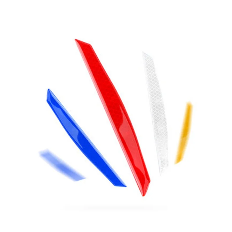 Новинка 2 шт. автомобильный бампер колеса для бровей светоотражающие