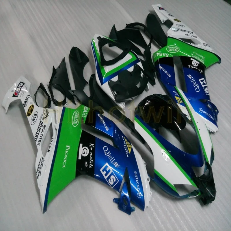 I Пользовательский Корпус мотоцикла для Kawasaki ZX-6R 07-08 636 ZX6R обтекатель zx6r 2007 2008+ Бесплатные болты+ красный M2 - Цвет: I