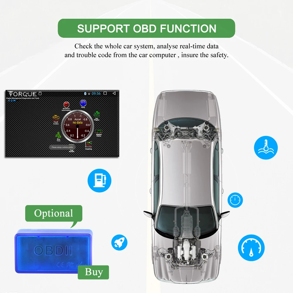 Bonroad " 2Din Android 9,0 Автомобильный мультимедийный плеер для Nissan для hyundai для Kia gps-навигация, радио, стерео-видео(без DVD