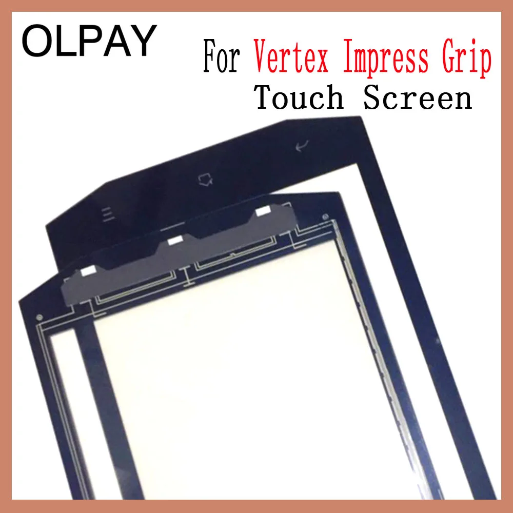 OLPAY 5," для Vertex Impress Grip сенсорный экран стекло дигитайзер панель объектив сенсор стекло Бесплатный клей и салфетки