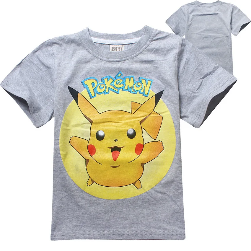 2018 children summer shorts sets baby boys all infant girl pokemon go pikachu clothes for little kids tracksuit costume clothing | Детская