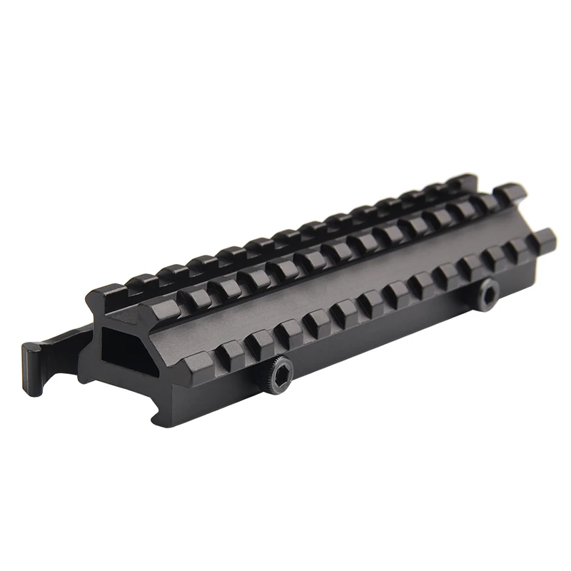 Airsoft QD быстросъемный двойной рельс Крепление Weaver Picatinny Угловое крепление для
