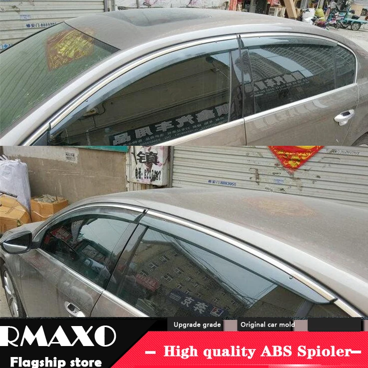 

For Volkswagen Magotan Plastic Window Visor 2012-2016 Vent Shades Sun Rain Deflector Guard For B7 4PCS/SET