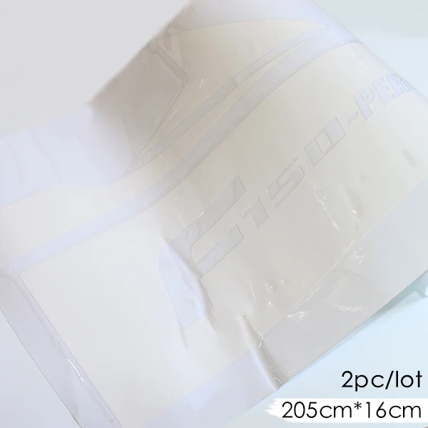 gloss white F-150 производительность боковая Автомобильная юбка в полоску Графика виниловые наклейки на автомобиль для Ford F150 Raptor SVT Flare габаритный фонарь хром - Название цвета: gloss white