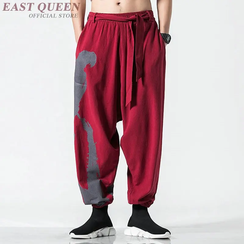 Традиционная женская уличная одежда мужская из конопли спортивные брюки