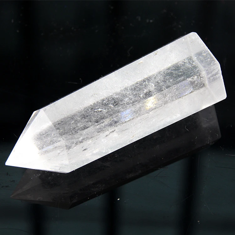 

2015 Natural 75*20mm white clear QUARTZ CRYSTAL WAND POINT Column Sceptres Pillar HEALING Reiki Chakra pendant