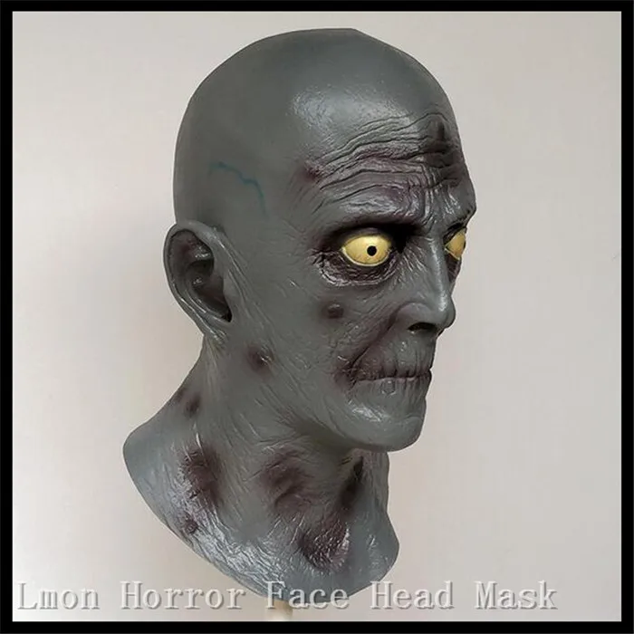 100% натуральный Латекс Косплей ужасов стариков латексная Искусственная резина
