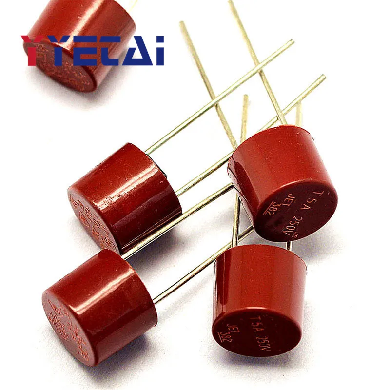 YongYeTai цилиндрические предохранители 372/382 серии миниатюрные TR5 250V 0.25A/1A/2A/3.15A/4A/5A/6.3A/0.8A медленное отключение