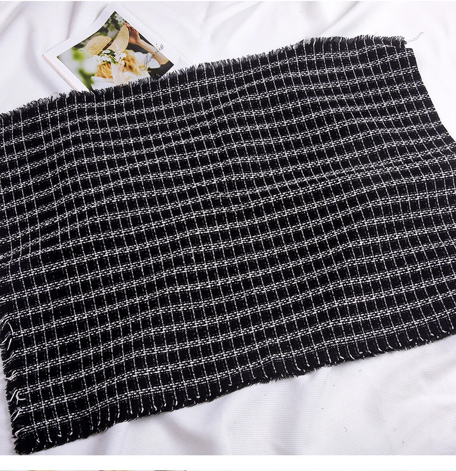 Зимние шерстяной шарф, женский, Хиджаб Украл длинный кашемировый клетчатый Одеяло кашемировый женский платок, женский шарф, роскошные женские сумки