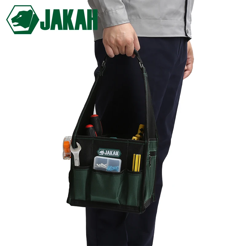 

JAKAH 1680D Tool Handbag Tool Tote Waterproof Tool Kits Bags Pockets for Electrican Bags Free Shipping