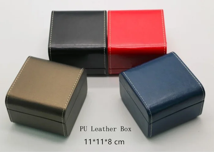 Топ золотой цвет коробки для часов кожаный материал роскошный бренд коробка