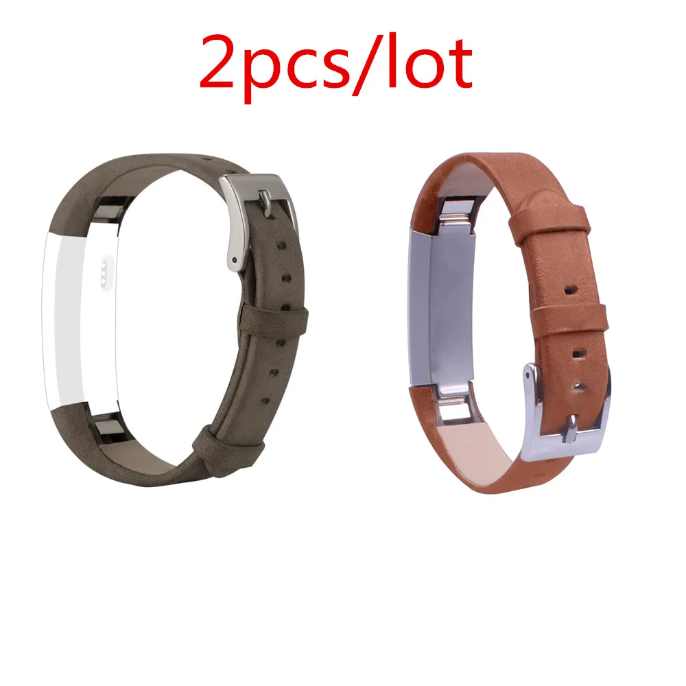 2 шт. сменные браслеты из натуральной кожи для Fitbit Alta /alta hr | Электроника
