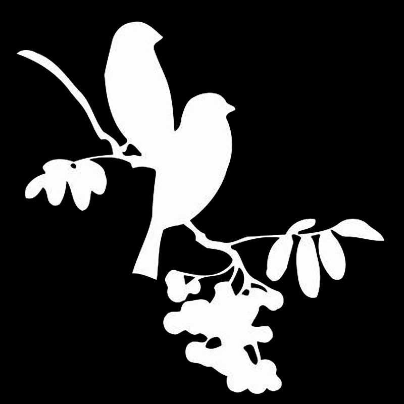 

15X15.2CM Birds In Tree Animal Art Fashion Vinyl Car Sticker Motorcycle Decal S6-2452