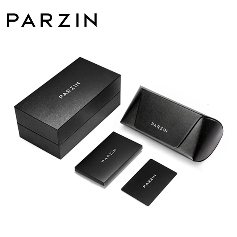 

PARZIN Sunglasses Women Butterfly Metal Rimless Sun Glasses Female UV 400 Light Nylon Lens Ladies Shades With Case 8219