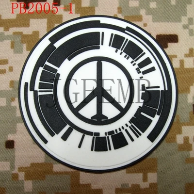 MGS PEACE WALKER спецназ Группа тактический военный боевой дух 3D ПВХ патч 8 см* 8 см - Цвет: PB2005 white