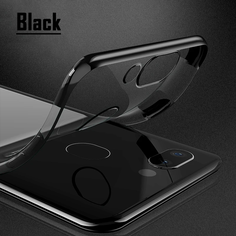 Black AA5 Чехол HUUGAOLU для huawei mate 10 Lite, чехол для mate 20 Lite, TPU, прозрачный силиконовый чехол для huawei Nova 2i mate 10 Pro, задняя крышка, Etui - Цвет: Black AA5