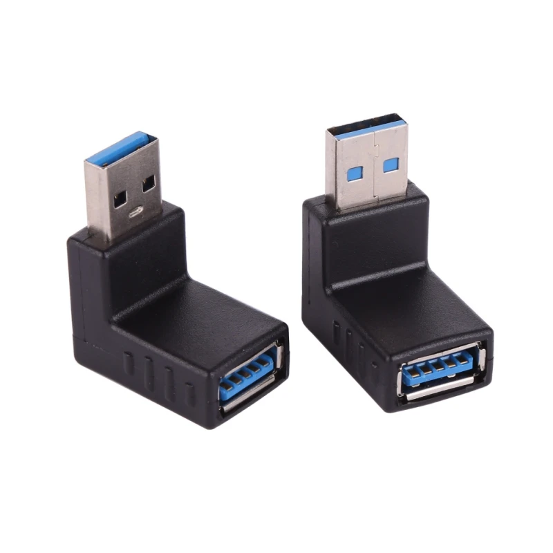 USB 3.0 L Shape Converter Adapter Male to Female 90 Degree Angle Plug Up Down Design For Laptop PC A09 | Электроника
