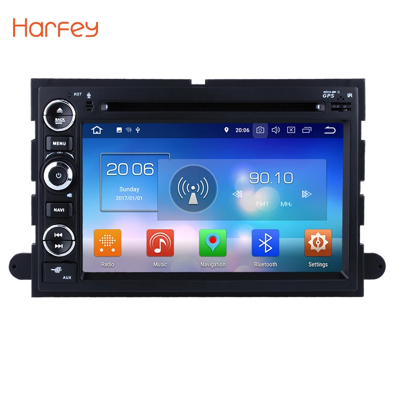 Автомагнитола Harfey головное устройство с DVD-плеером и GPS-навигацией для Ford Mustang 2005