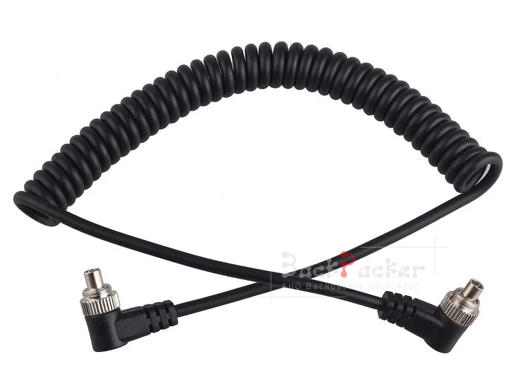 

10PCS Wholesale PC to PC Sync Cord Cable 5D Mark II D700 Camera Flash Light Yongnuo Speedlite YN-560II RF-603 Trigger