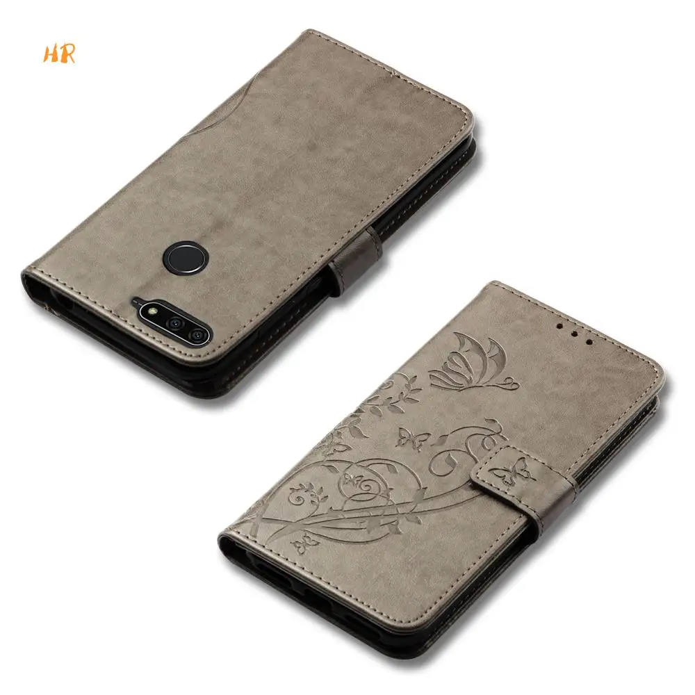Butterfly Single Embossing Leather Card Solt Kickstand Case For Huawei Honor 7A Pro Imagine 8E Y6 2018 Wallet Flip | Мобильные