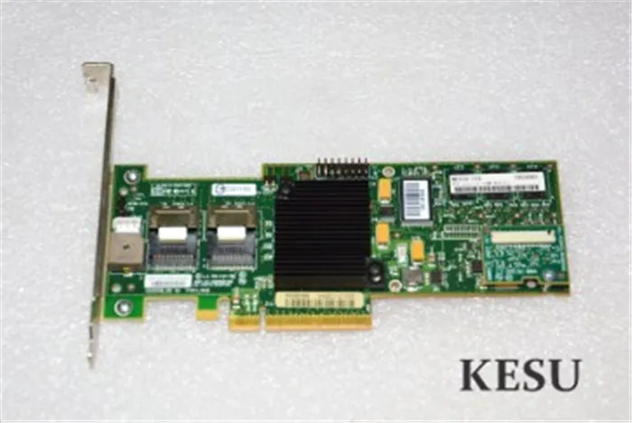 Адаптер для LSI 8708EM2 SAS RAID контроллера карта поддержки raid 0 1 PCI e 8X 128M|Компьютерные