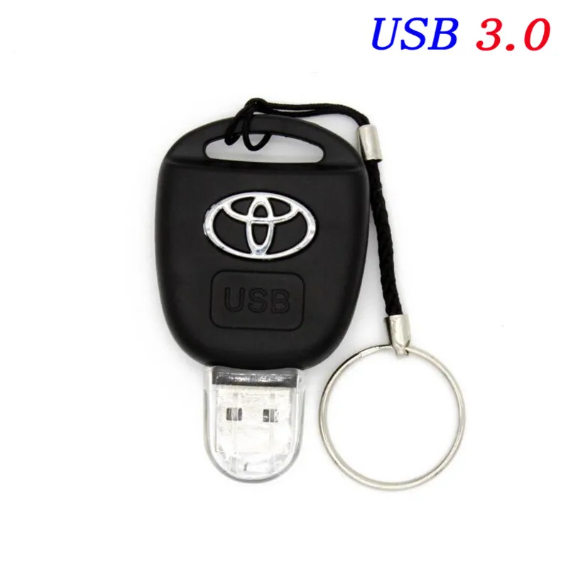 JASTER Автомобильный ключ Toyota флеш-накопитель USB 3,0 16 ГБ 32 ГБ 64 ГБ персональный флеш-накопитель USB карта памяти оригинальная подарочная коробка устройство для хранения - Цвет: no box