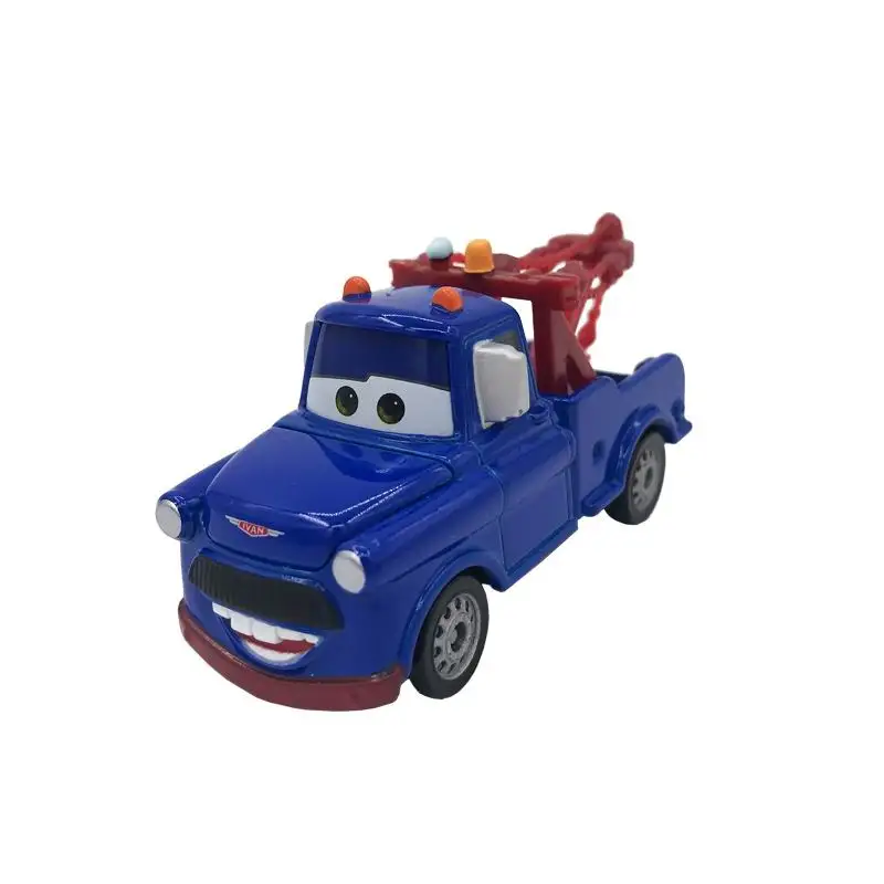 2 Mater Blue 7 см тачки Дисней Pixar тачки Рамирез Молния Маккуин гоночный семейный литой под давлением игрушечный автомобиль из металлического сплава для детей игрушка подарок для мальчика без пульта дистанционного управления - Цвет: 2 Mater Blue