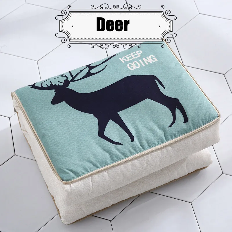 Deer Многофункциональное одеяло с рисунком фламинго на кроватях для девочек, креативное портативное одеяло для путешествий, мягкое одеяло для дивана - Цвет: Deer