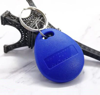 125khz keychain cards passageway access control key token tag read only keyfob logo printing support id number em4100 rfid | Безопасность