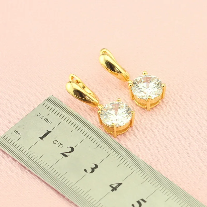 Женский ювелирный комплект из колье серёг кольца и браслета|colorful jewelry sets|jewelry sets for