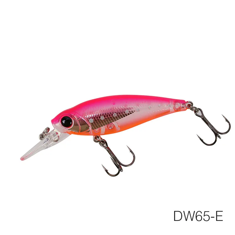 DW65-E TSURINOYA для рыбалки приманки DW65 плавающий мини блесна жесткая приманка 58 мм 5g Высокое качество Профессиональный приманка воблер карандаш Swimbait - Цвет: DW65-E