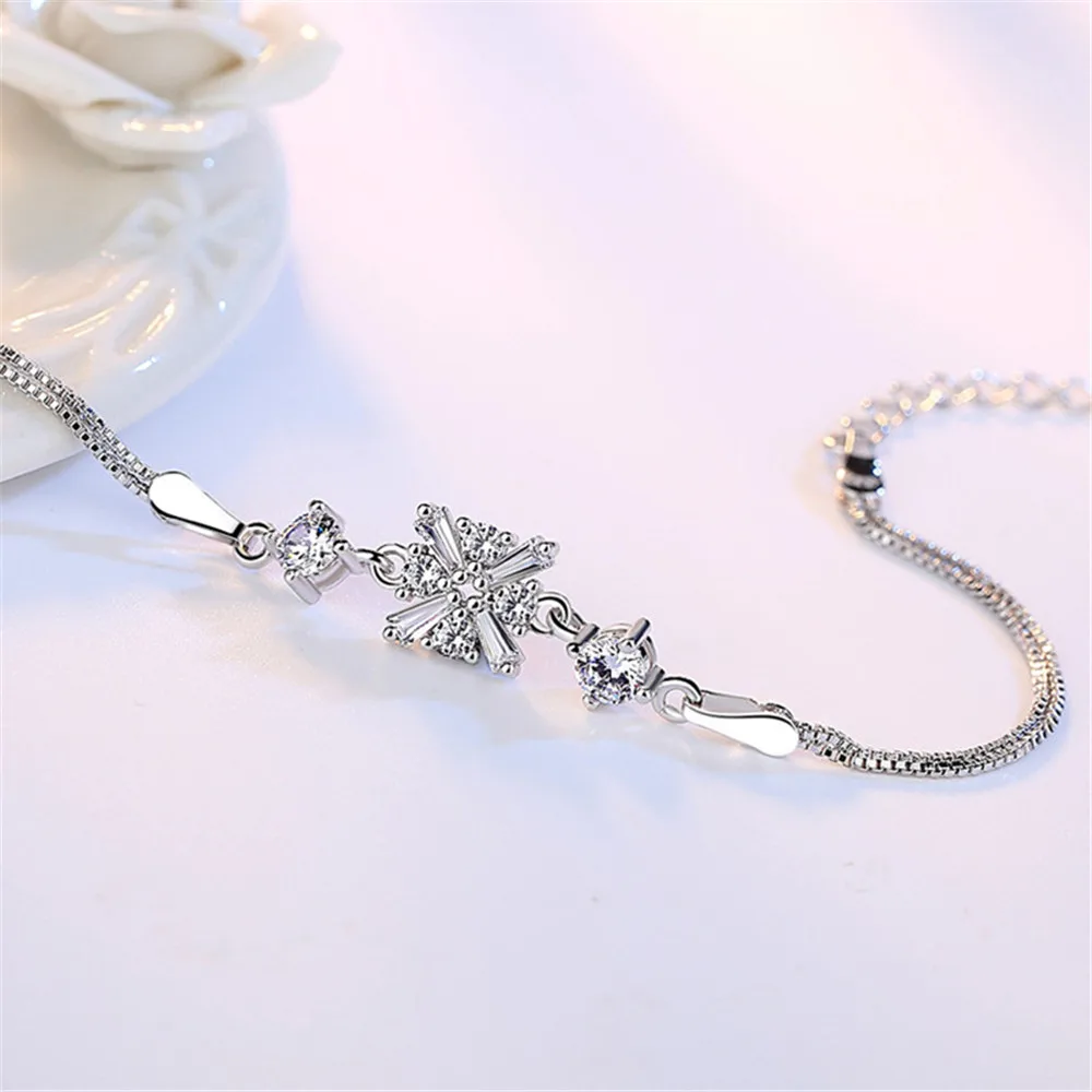 Женские серебряные браслеты с цепочкой и звеньями 16 + 3 см|brand luxury bracelet|luxury braceletluxury