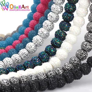 Бусины OlingArt разноцветные, 468 мм, 50 шт.лот