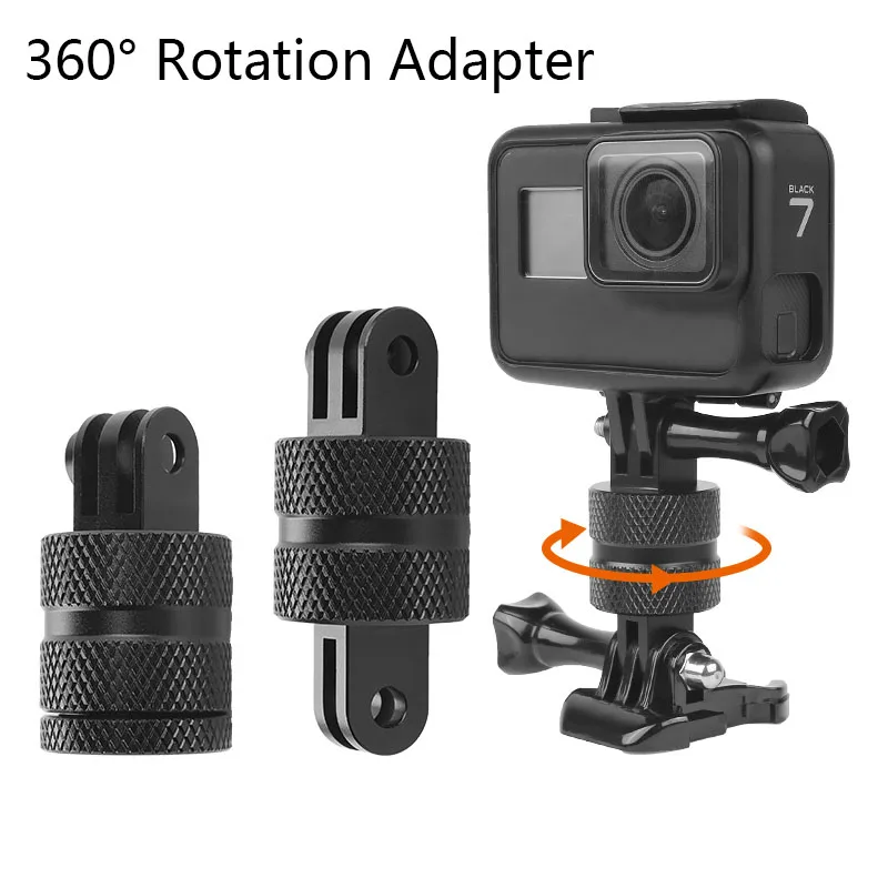 Вращающийся на 360 градусов Алюминиевый Штатив для GoPro Hero 9 8 7 6 5 4 DJI Yi 4K Sjcam Eken H9 Go Pro