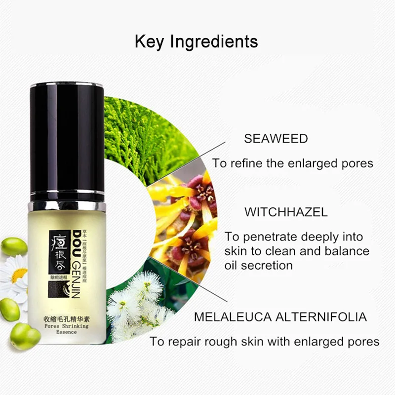 JonDe Пор Сокращаться Essence уточнить поры уменьшить поры увеличить жирной кожи с угрями шероховатости грубую кожу