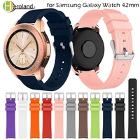 silicone watch strap for samsung galaxy watch 42mm 20mm smart wrist watchbands for samsung gear s2 sport bracelet for amazfit
