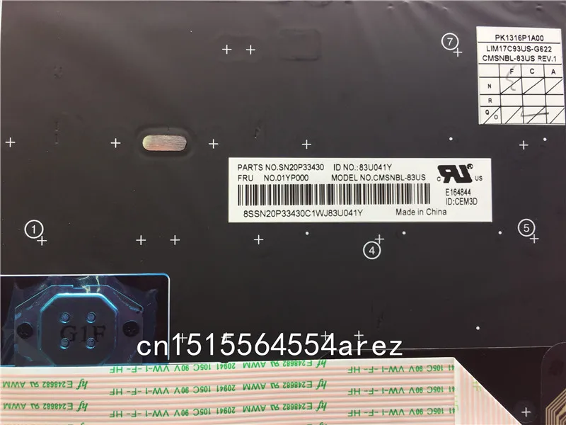Новая Оригинальная клавиатура для ноутбука Lenovo ThinkPad X280 A285 X390 без подсветки с