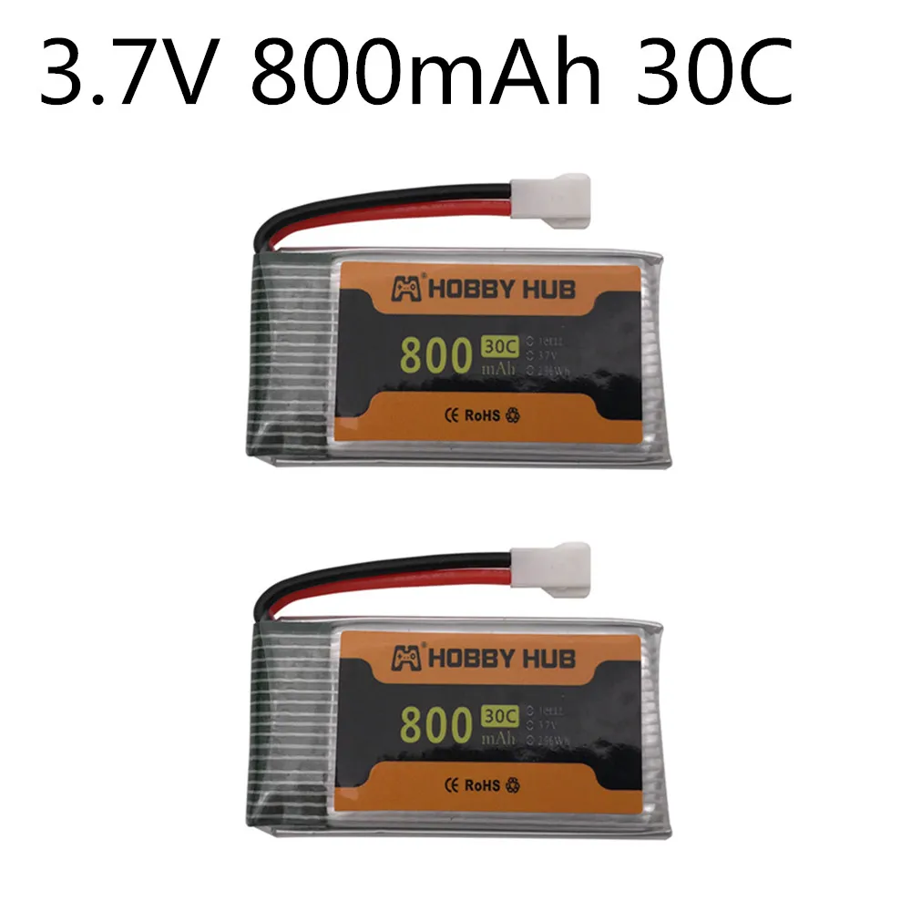 Аккумулятор lipo 3,7 В 800 мА · ч 30c для квадрокоптера Syma X5 X5C X5SC 902540 K60 M68 RC, запасная часть, аккумулятор 3,7 В 2 шт.