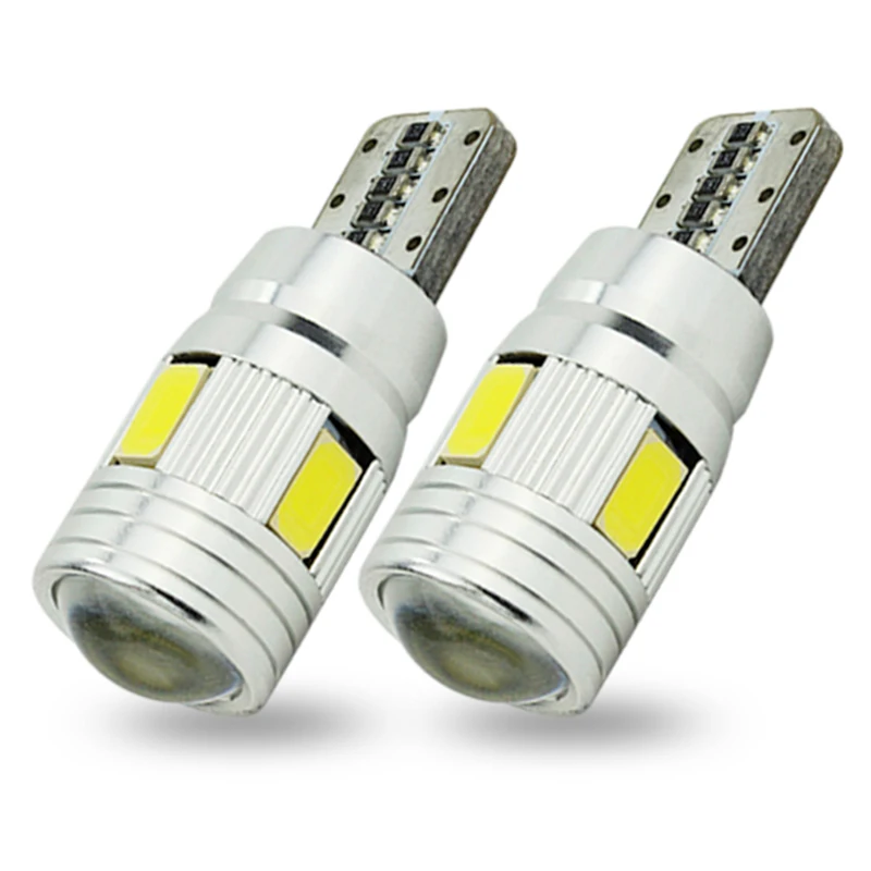 Safego 2X T10 W5W светодиодный 6 SMD 5630 без ошибок 194 168 светильник лампа для парковки